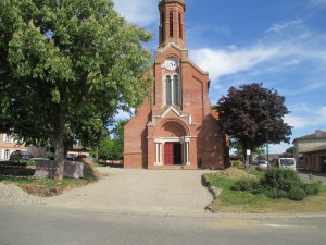 parvis de l'église
